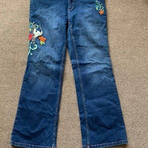 Embroidered Jeans